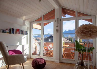 Ferienwohnung Fräulein Lisa Ausblick auf die Berge